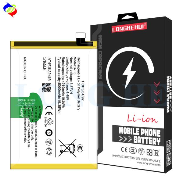 RECHARGABLE B-T6 Cell Phone Battery Rechargeable Batteries for VIVO T1 5G IQOO