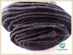 Hand tied weaviing Brazilian virgin remy hair,body wave hair extension no shed