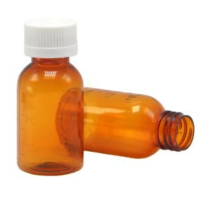 Wholesale GMP Pharmaceutical 30ml PET Amber Plastic Liquid Bottle with Tamper Proof Screw Cap from china suppliers