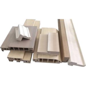Wholesale Hotel Applications Co-Extruded PVC Mouldings for Durable WPC Door Frame from china suppliers