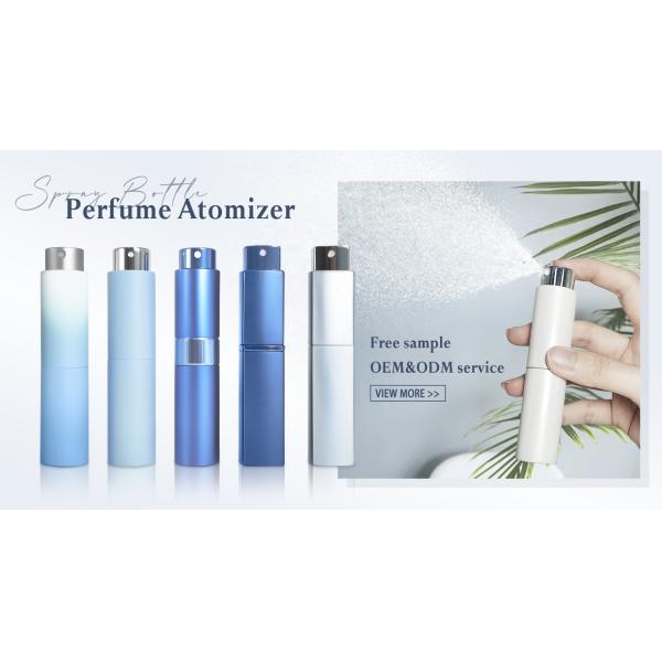Free Sample 4ML 5ML 8ML 10ML Cosmetics 15ML 20ML 25ML 30ML Mini Aluminum Empty Twist up Refillable Perfume Atomizer