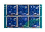 Fr4 UL 94v-0 Rohs Ro 4350B Blue pcb RFID With Microwave Soldermask 0.634mm
