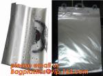 Virgin PE Reclosable Clear Flat Plastic Wicketted bag for packing food,Side
