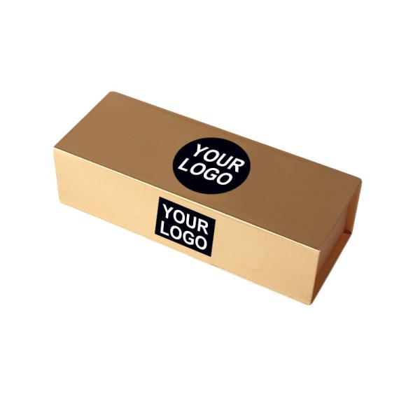 Gold Clamshell 800g Luxury Rigid Box Packaging Hard Gift Box With Magnetic