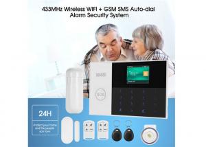 Wholesale Wired Wireless Home Security Alarm System GSM WIFI Alarm DC 5V With Panic Button from china suppliers