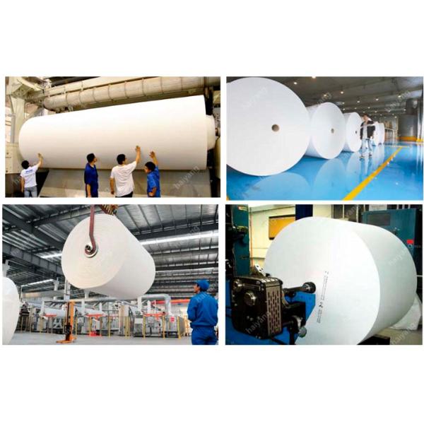 Customized A4 Duplex Paper Jumbo Roll Making Machine High Performance