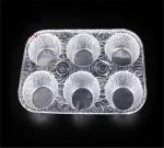 6 Compartment Disposable Cake Baking Pans SGS certification