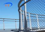 1.5mm 316l Balustrade Cable Mesh Flexible Infill 50mm Galvanised Wire Netting