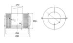 Production process drawing of marine suction filter B125 CB*623-80 (Yangzhou