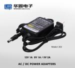 Self Cooling Universal AC DC Adapter 12W Desktop 1A 12 Volt Universal Adapter