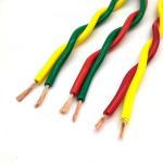 PVC Jacket Fireproof 300/500V 20AWG 18AWG 17AWG 16AWG 15AWG 2 Core Twisted Pair