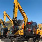 Small Sy115 Used Sany Excavators Tracked Equipment 11T