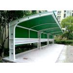 Fire Resistant Powder Coated Membrane Structure Roof Car Sun Shade Carport