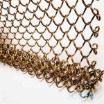 Architectural Metal Mesh Curtains Screen For Doorway Restaurant