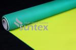 Fire-Resistant PU Coated Fiberglass Fabrics For Air Distribution System 0.41mm
