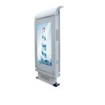 4000:1 55 inch Outdoor Digital Signage Waterproof Floor Standing LCD Advertising