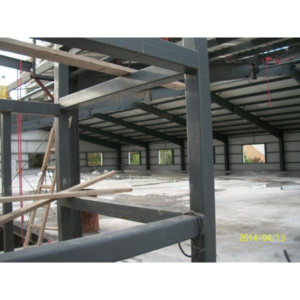Prefabricated Portal Framed H Section Column Steel Structure Earthquake Resistance