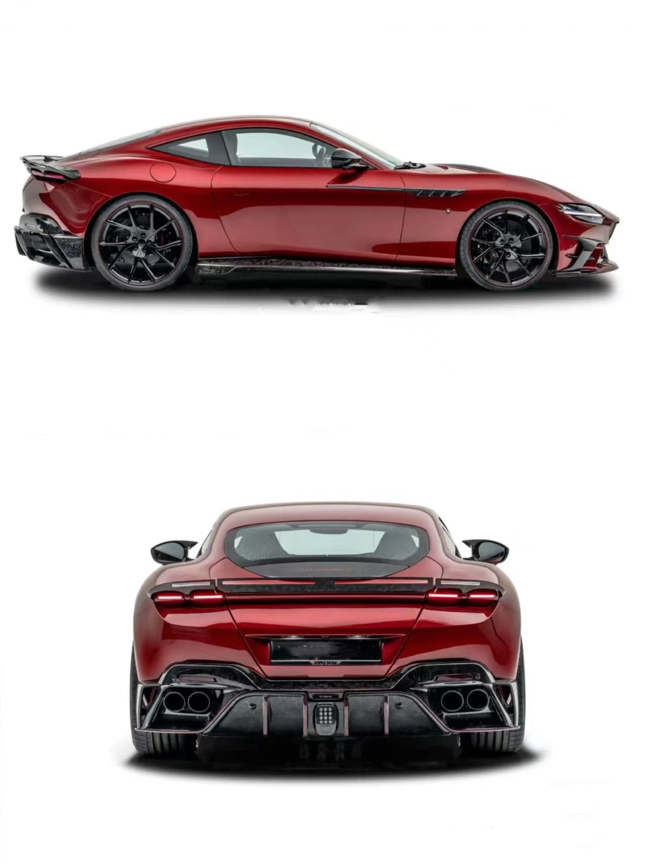 For Ferrari Roma Carbon Fiber Body Kit Roma Upgrades MSY Style Front and Rear Bumper Spoiler Hood Body Kit
