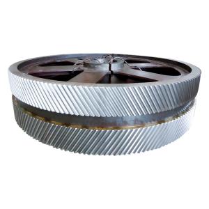 Wholesale Manufacture forge Metal Big ZG35CrMo2000- 8000mm Steel Large Helical Gear from china suppliers