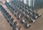 Sand Gravel Horizontal Spiral Screw Conveyor 159mm 3Kw Double Pitch Blades