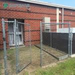 6ft Height Diamond Mesh Chain Link Fence Ideal For Green Garden Farm Square Post