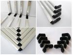 Aluminium spacer contact accessories plastic corner key