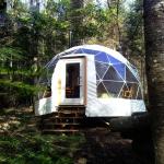 Outdoor luxury 8m Diameter waterproof canopy safari glamping resort round hotel