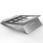 490g Silver Portable Foldable Laptop Stand 4mm Thick 14 Inch