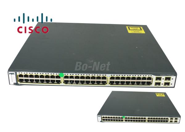 WS-C3750G-48TS-S Used Cisco Switches 48 Port 10/100/1000M Managed Network C3750G