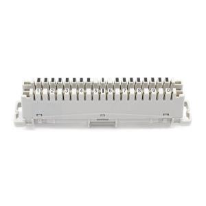 China Phosphor Bronze 10 Pair Krone Module ABS 0.5um 1.25um 5um Silver Plating on sale