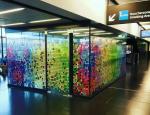 Colorful Roof Ceiling Divider Pvb Toughened Laminated Glass