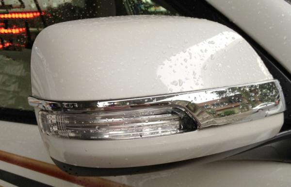 Toyota Prado FJ150 2014 Auto Body Trim Parts , Side Mirror Chrome Decoration