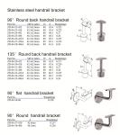 stainless steel handrail bracket/handrail bracket used for building hardware/SS