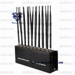 18 Bands Desktop 50m Indoor Signal Jammer GPS WIFI 5.8G 3G 4G 5G