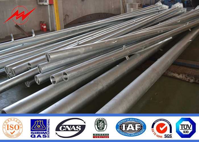 10m15m 20m Polygon Outdoor Lighting Poles, Street Light Solar Poles Galvanization Steel