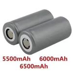 ODM Lithium Ion 18650 Battery 5500mah , 3.2V Rechargeable Battery Cell