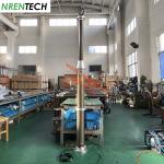 4.5m pneumatic telescoping mast for mobile surveillance-inside CCTV wires