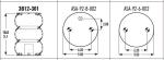 3B12-301 Goodyear Air Spring CONTI 64563 FT 330-29 432 TRIANGLE 4432