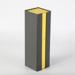 single wine Bottle magnetic closure Box Greyboard Flat Pack Spirit vodka whisky