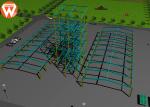 Light Steel Prefab Auxiliary Equipment Steel Warehouse For Animal Feed Plant