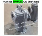 China Simplex Oil Straines & Single Oil Basket Filter Supplier 5K-125A JIS F7209