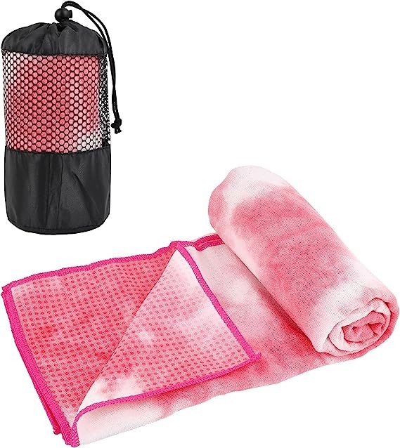 Hypoallergenic Adult Microfiber Yoga Mat Towel Non Slip For Hot Yoga