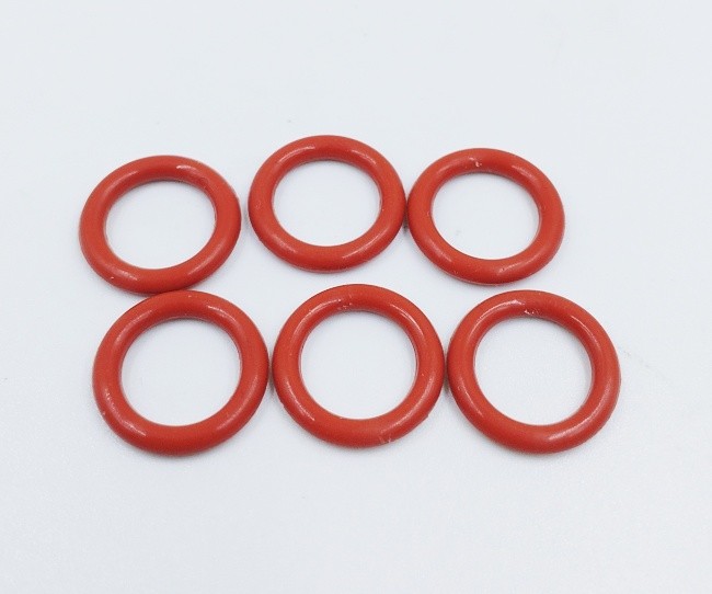 Red VMQ Silicon Water Purifier O Ring Seals Food Grade Hardness 40-70 Shore A