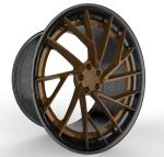 Big Concave 20 Inch 3 Piece Wheels Matt Bronze Disk PCD 5x115