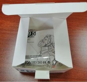 Wholesale 4 Ply Non Woven N95 Respirator Mask Plat Folded N95 Air Mask With Ear Loop from china suppliers