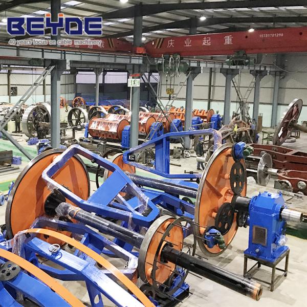 Low Noise Cable Making Stranding Machine Six Gear With Transmission System