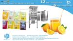 Fresh cow milk pouch liquid packaging machine, automatic measuring and filling