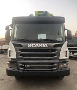 Wholesale Zoomlion Scania Used Concrete Pump Truck 56m 170 M3/H 85 bar from china suppliers