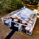 Outdoor Party Clear Wedding Marquee Tent PVC Fabric 15x20 SGS Certification
