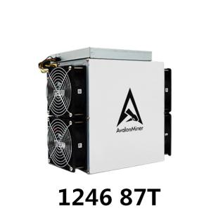 Wholesale BCH BTC Canaan Avalon 1246 87t 3420W SHA256 Bitcoin Miner from china suppliers